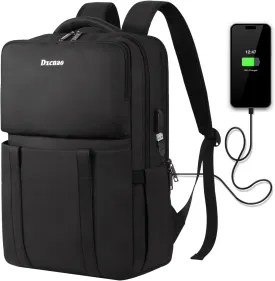 17 Inch Laptop Backpack for Men Women,40L Large Work Business backpack with USB Charging Port,Carry on backpack Fits 15.6 17.3 inch Computer,Waterproof Travel for Friends, Lovers,