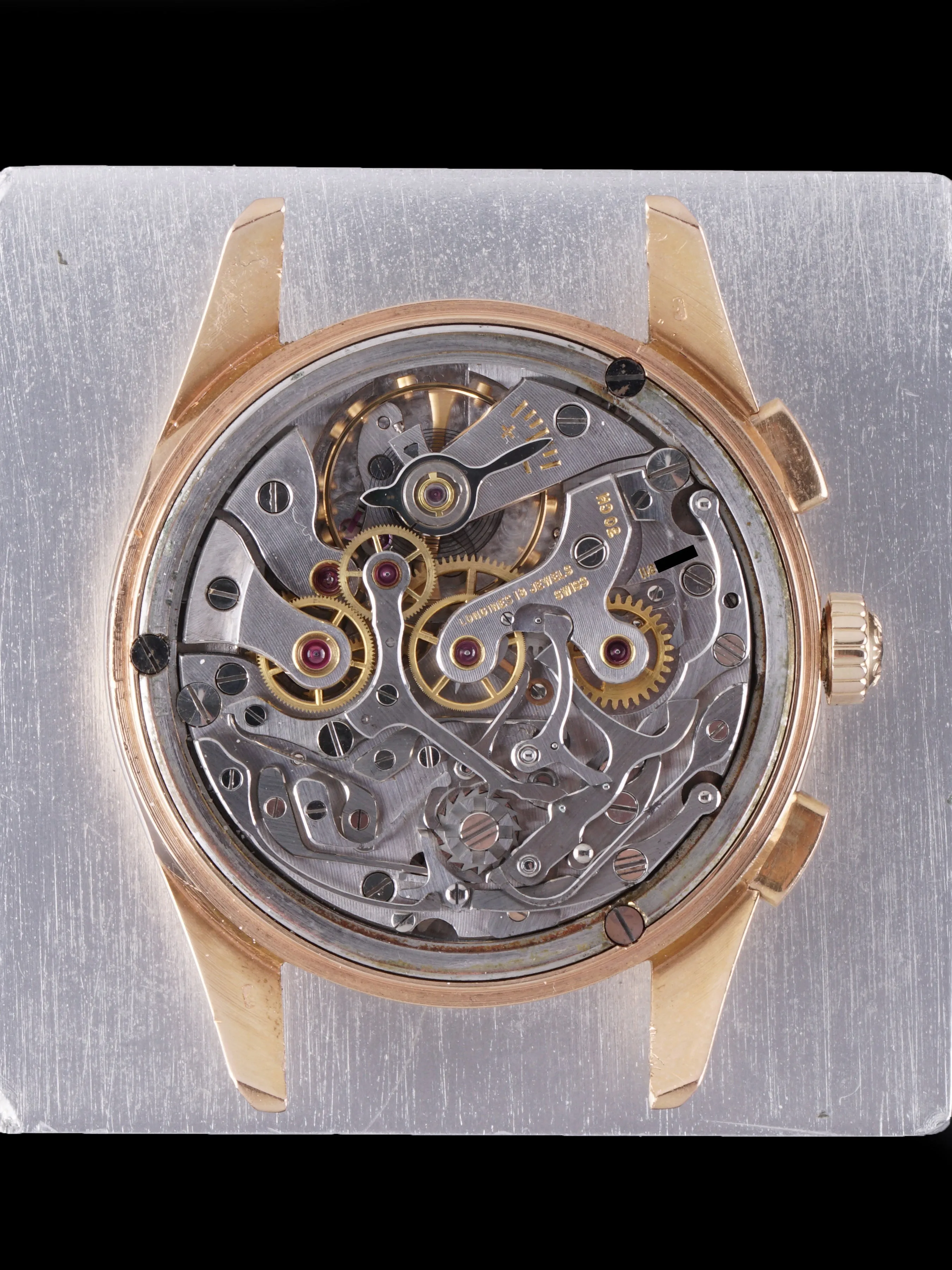 1961 Longines Flyback Chronograph 30CH (Ref. 6595) 18K Rose Gold W/ Hangtags