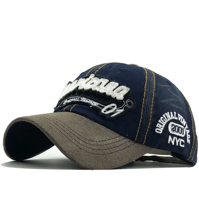 Aidase New Women's Men's Unisex Outdoor Cotton Cap High Quality Embroidered Unisex Fishing Baseball Cap Adjustable For Summer Male Hats