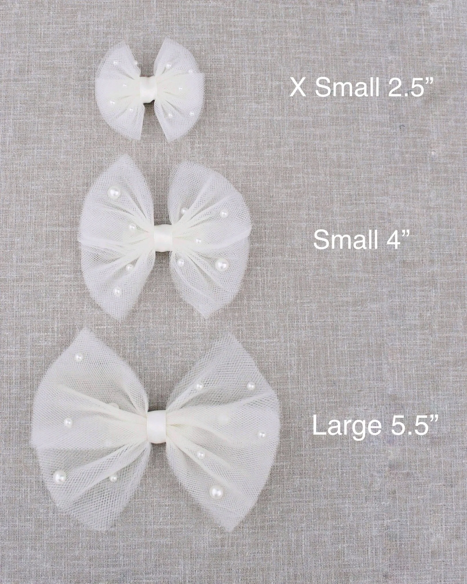 Blush Butterfly Tulle Bow Hair Clip or Shoe Clips