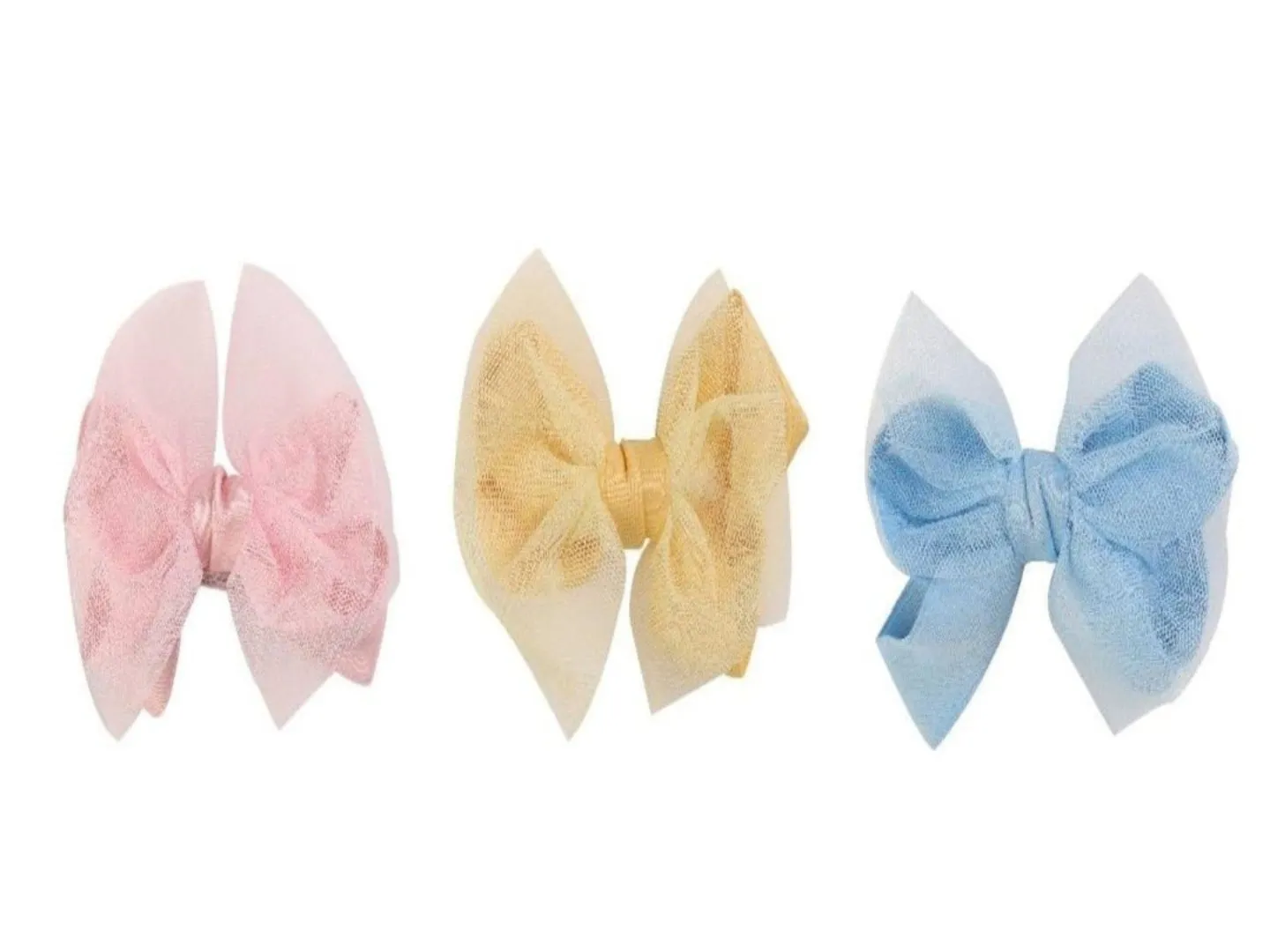 Bow Alligator Hair Clips Variety Pack for Girls-  Multi-Colored