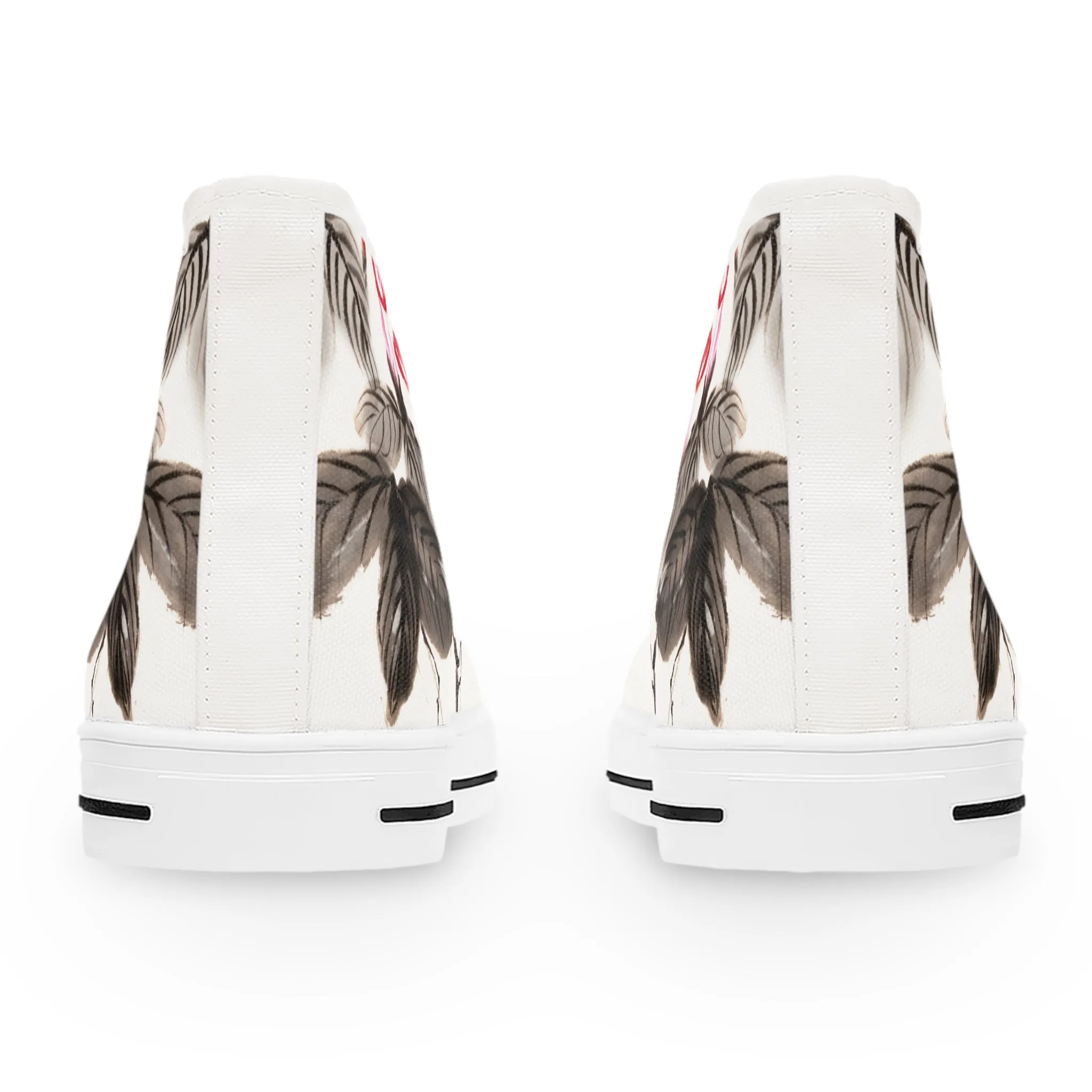 Chinese Flowers Women's High Top Sneakers