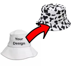 Customized Bucket Hat, Personalized Bucket Hat, All Over Print Fisherman's Hat, Custom Logo Text, Sun Hat, Summer Hat, Unisex Gift