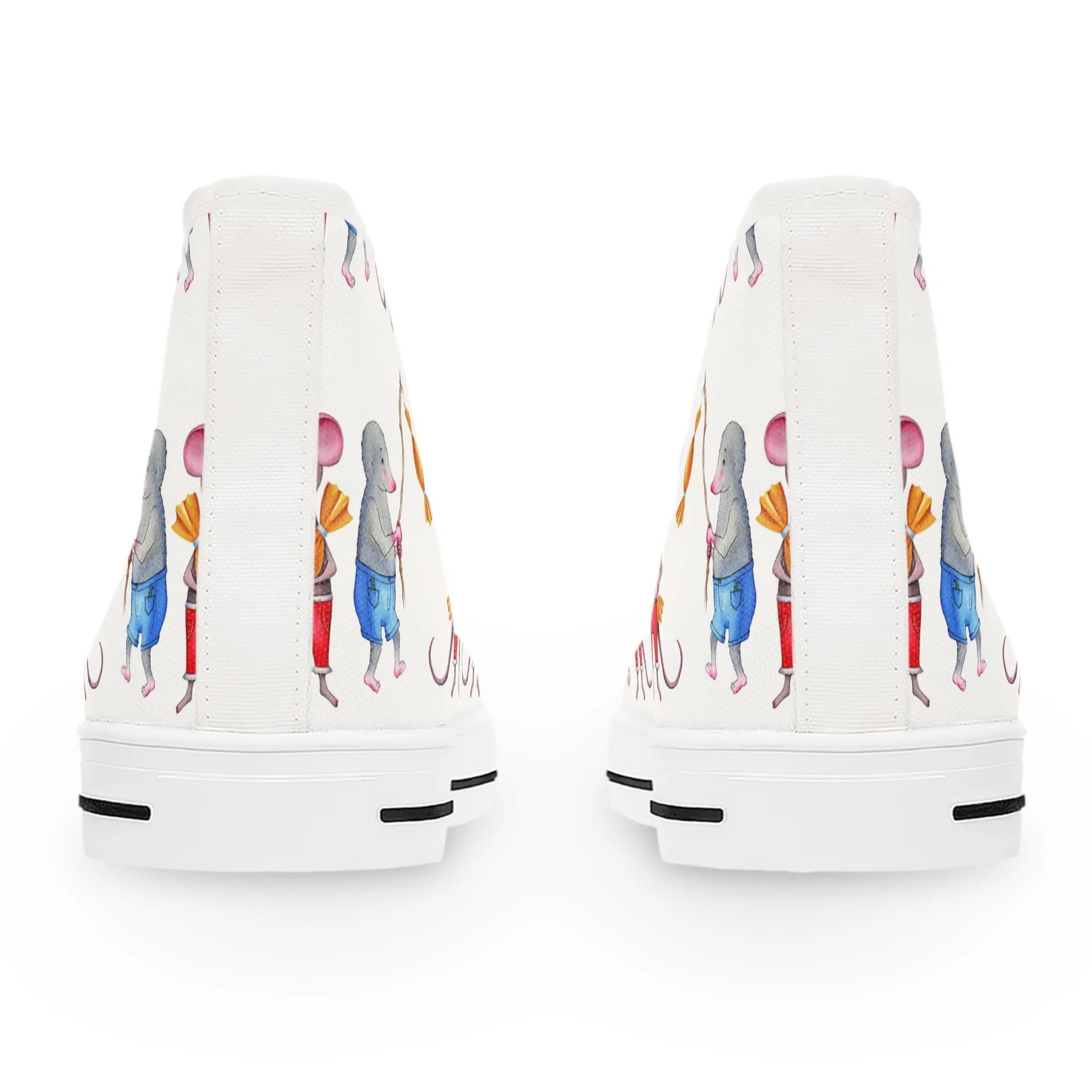 Cute Mice Women's High Top Sneakers