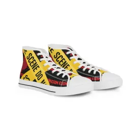 Do Not cross - Men's High Top Sneakers