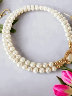 Double Stranded Freshwater Necklace