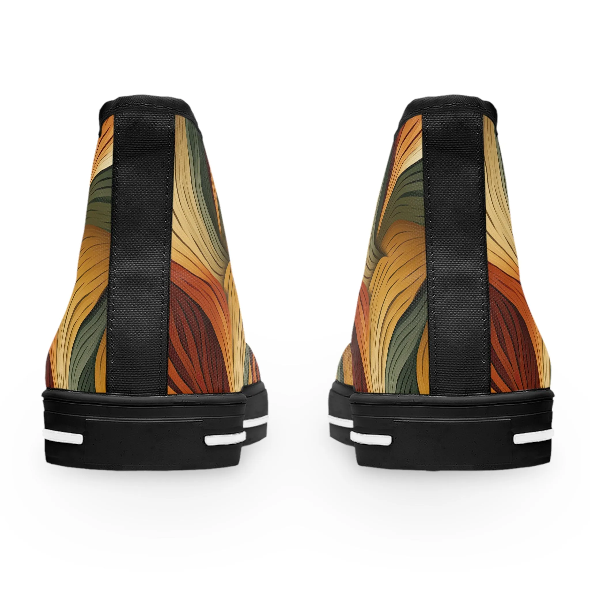 Earth Tones Ver 9 - Women's High Top Sneakers