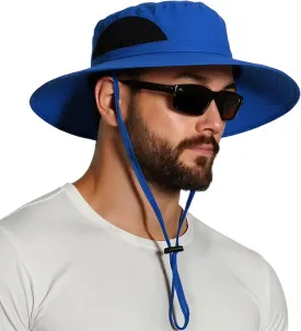 EINSKEY Wide Brim Sun Hat, UPF 50  UV Protection Waterproof Packable Bucket Hat for Men & Women, Fishing Hiking Beach Garden