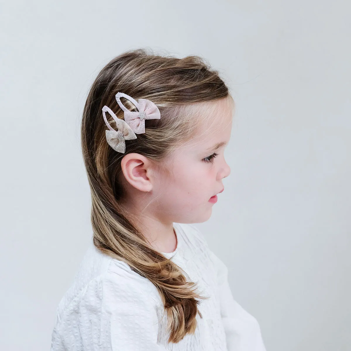Fairy Bow Clic Clac Hair Clips
