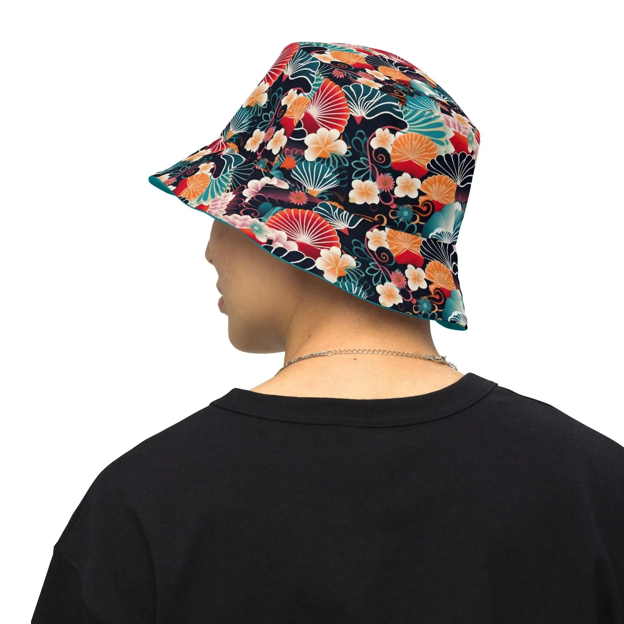 Japanese Origami Reversible Bucket Hat
