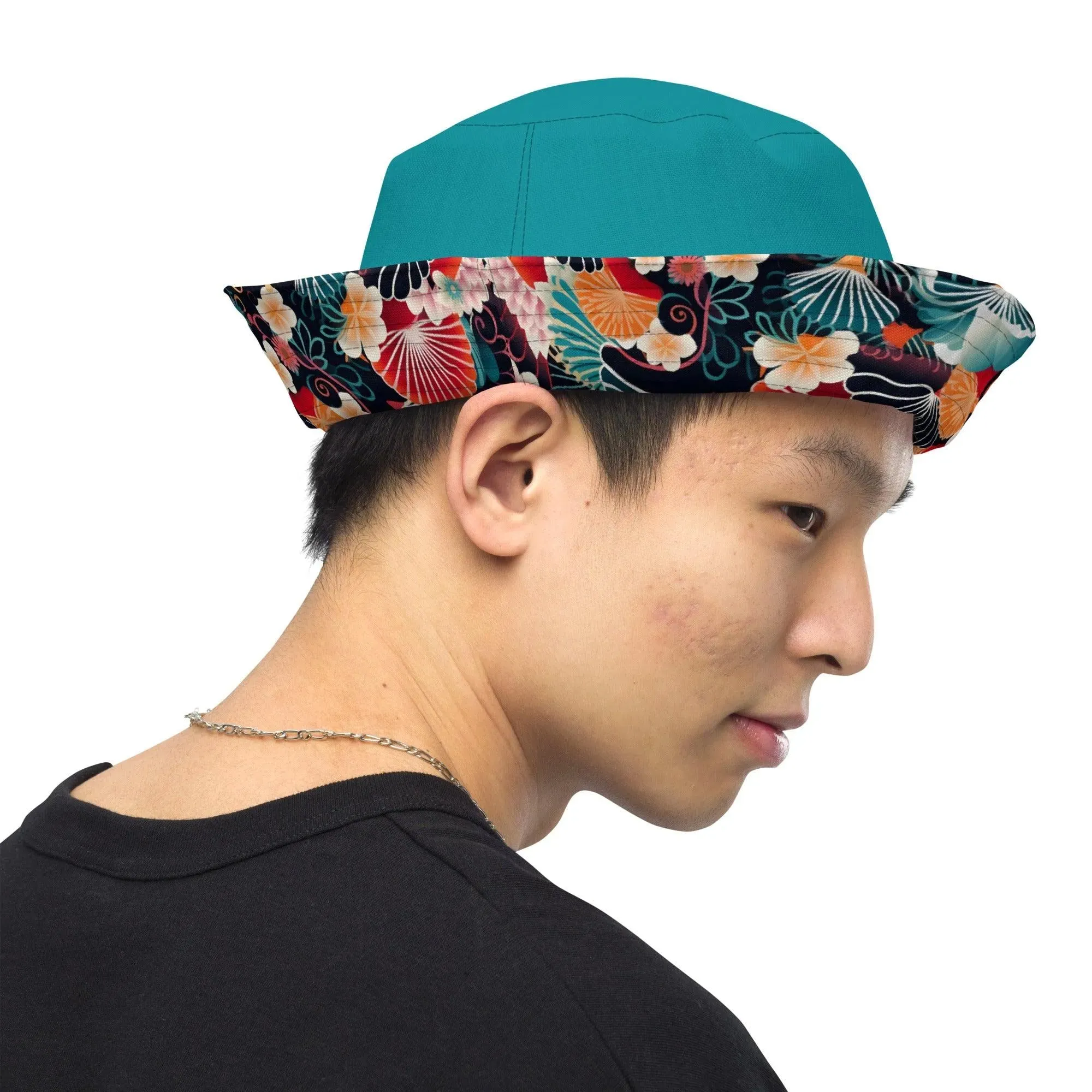 Japanese Origami Reversible Bucket Hat