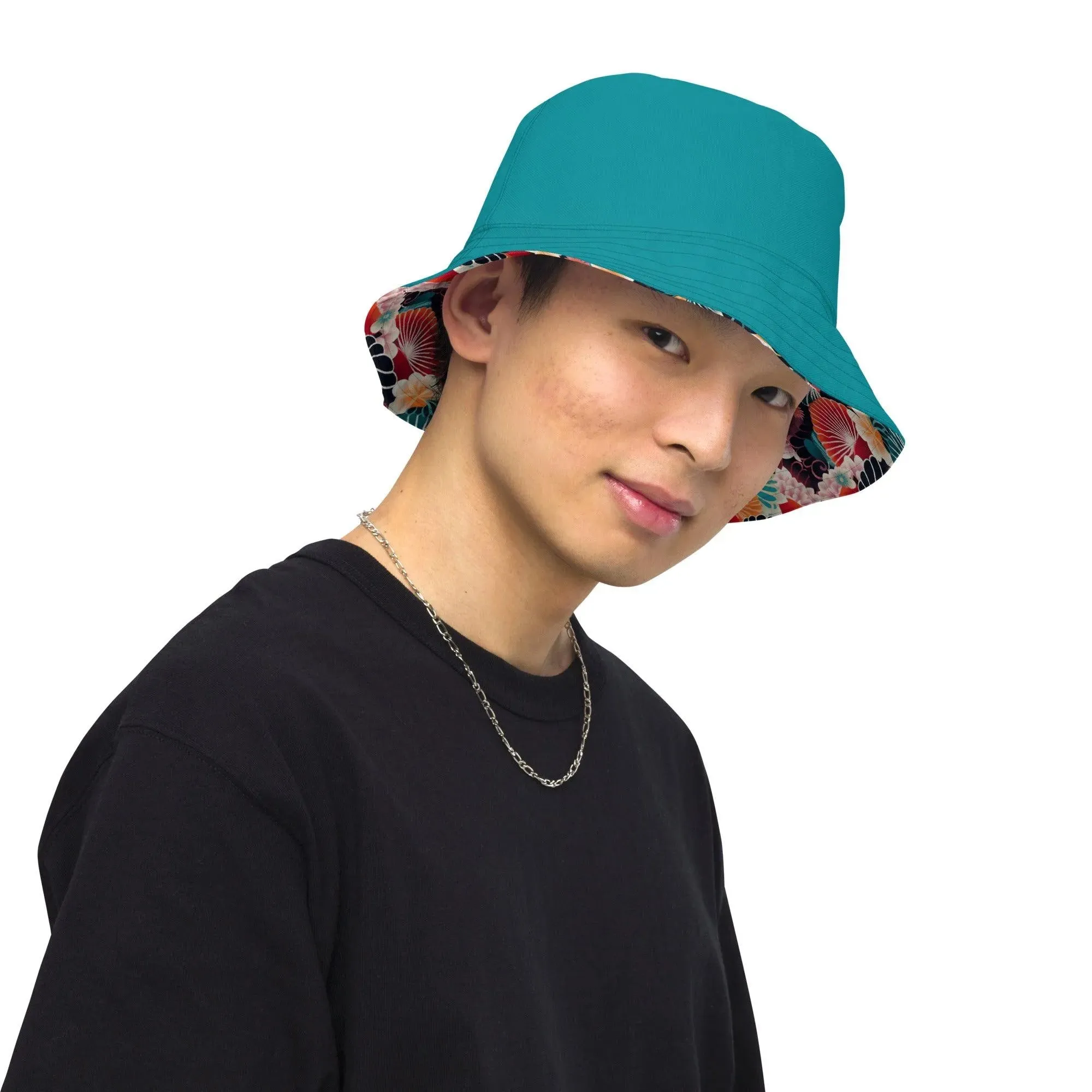Japanese Origami Reversible Bucket Hat