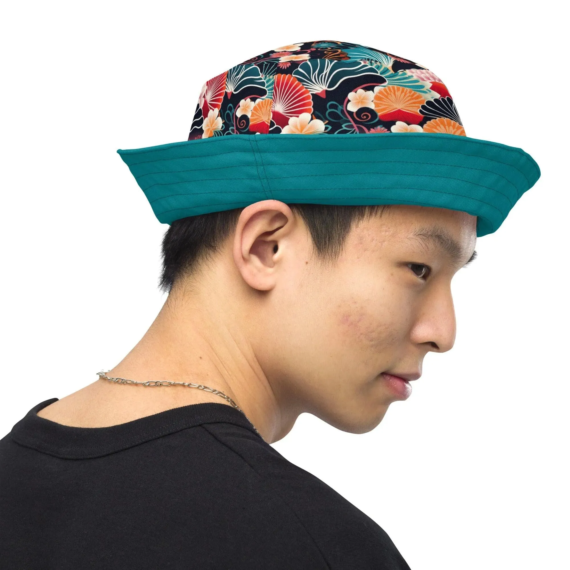 Japanese Origami Reversible Bucket Hat