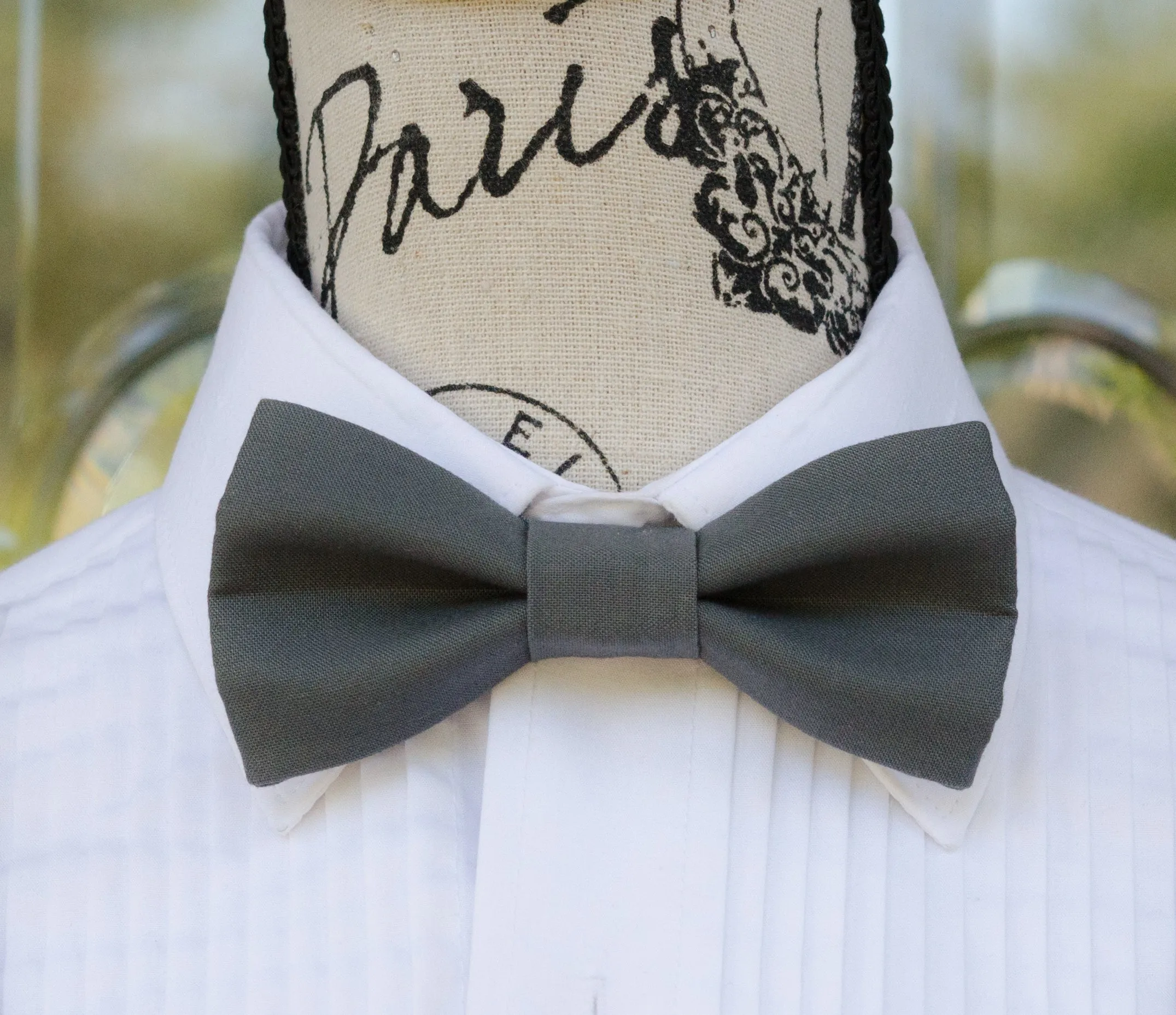 Lead Gray Bow Tie (283)