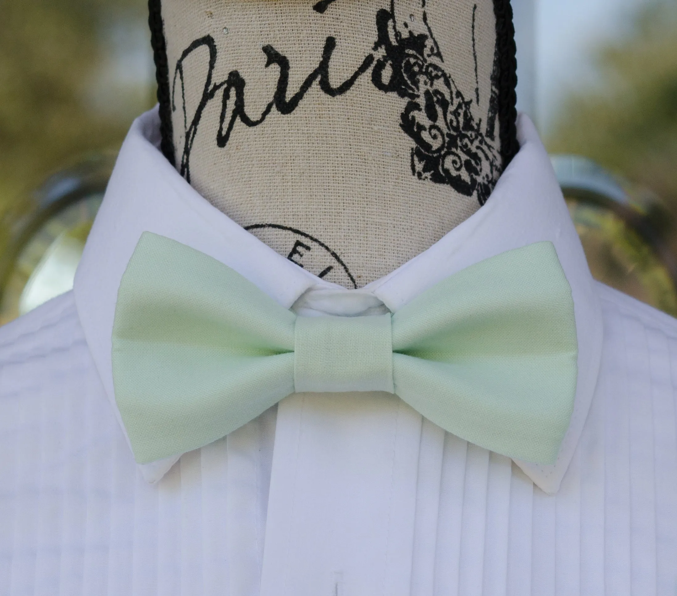 Light Mint Green Bow Tie (132)