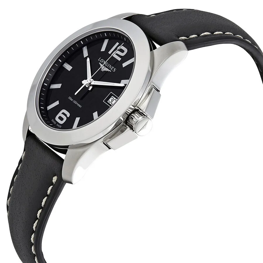 Longines Conquest Black Dial Ladies Watch L33774583