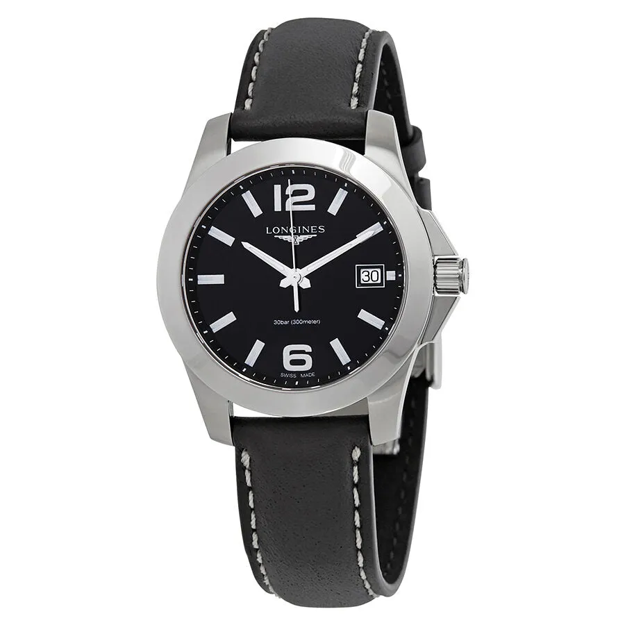 Longines Conquest Black Dial Ladies Watch L33774583