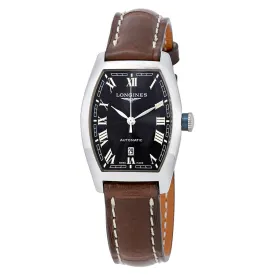 Longines Evidenza Black Dial Automatic Ladies Watch L2.142.4.51.2