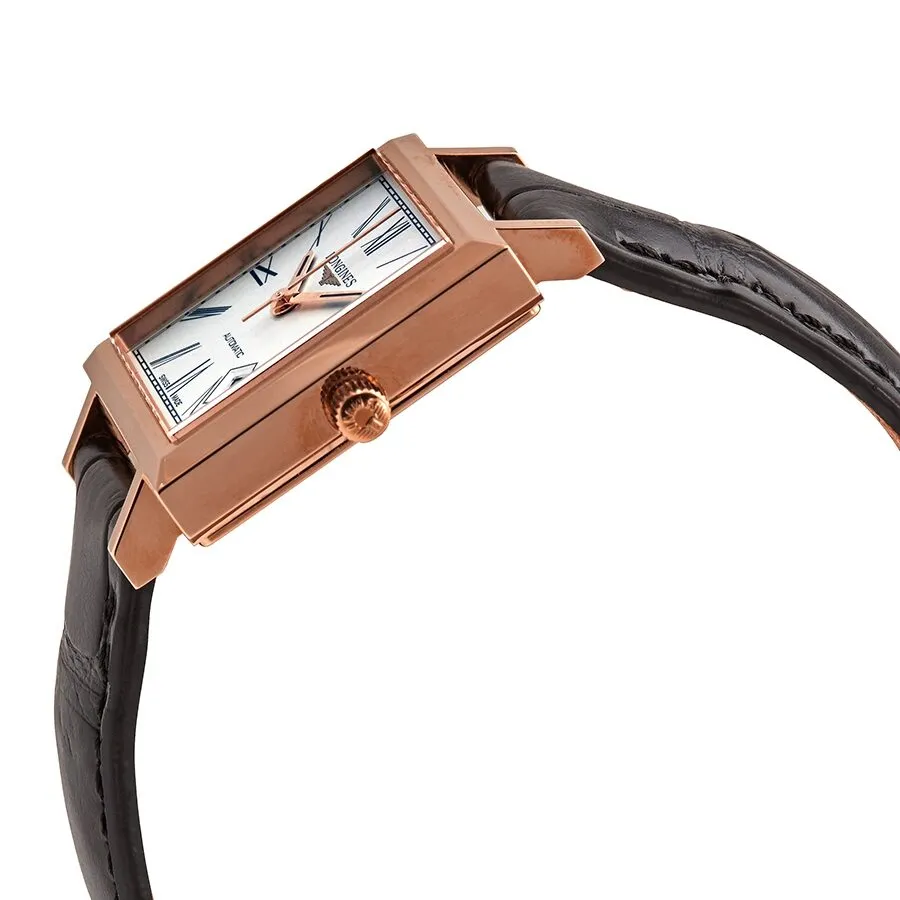 Longines Heritage 18kt Rose Gold Automatic Silver Dial Ladies Watch L2.292.8.71.0