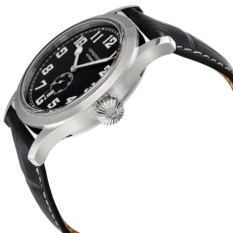 Longines Heritage Miltary Automatic Black Leather Men's Watch L28114530