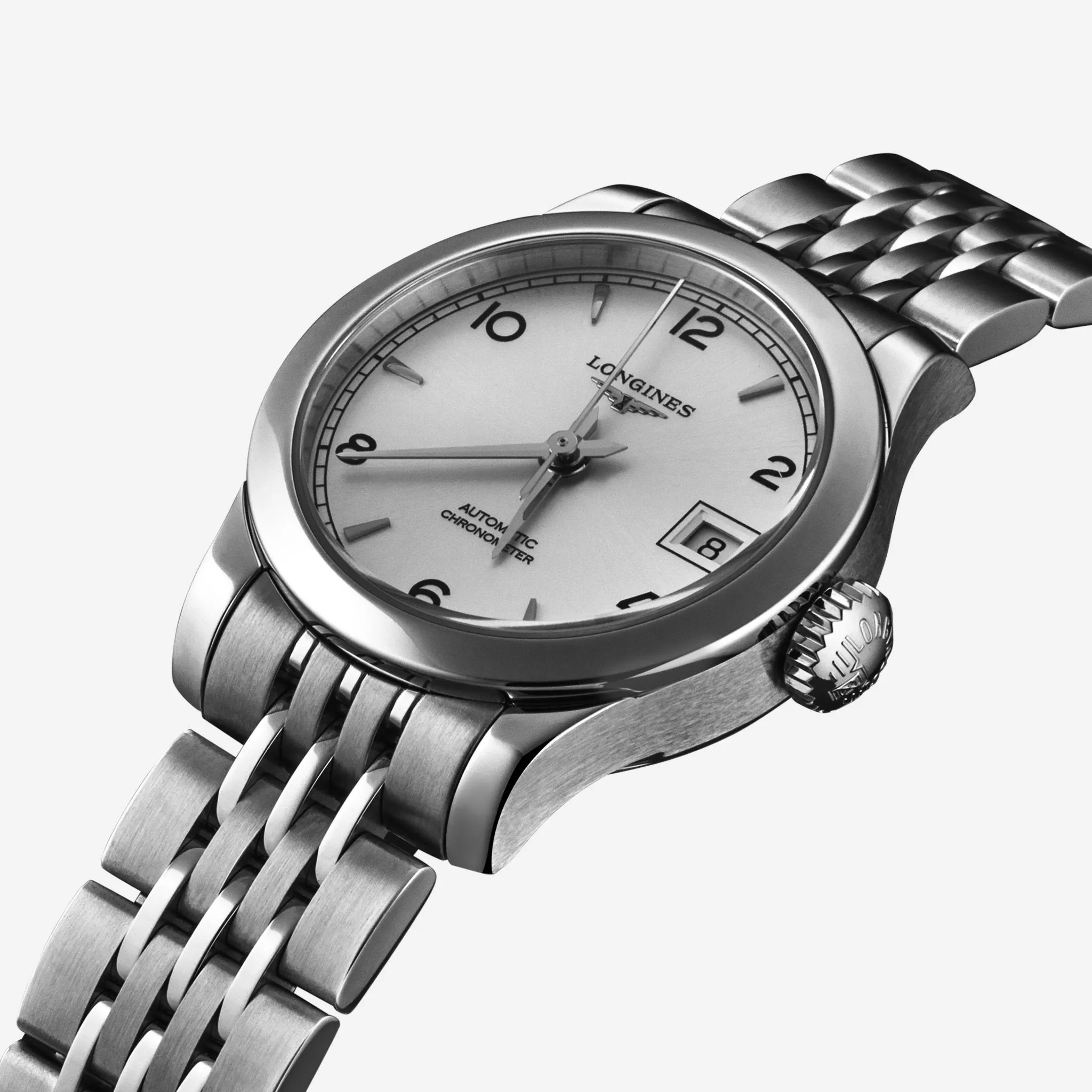 Longines Record Stainless Steel Automatic Ladies Watch L23204766