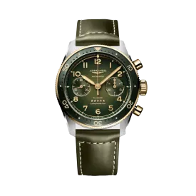 Longines Spirit Men's 42mm Stainless Steel & 18ct Yellow Automatic Chronograph Watch L3.821.5.53.2