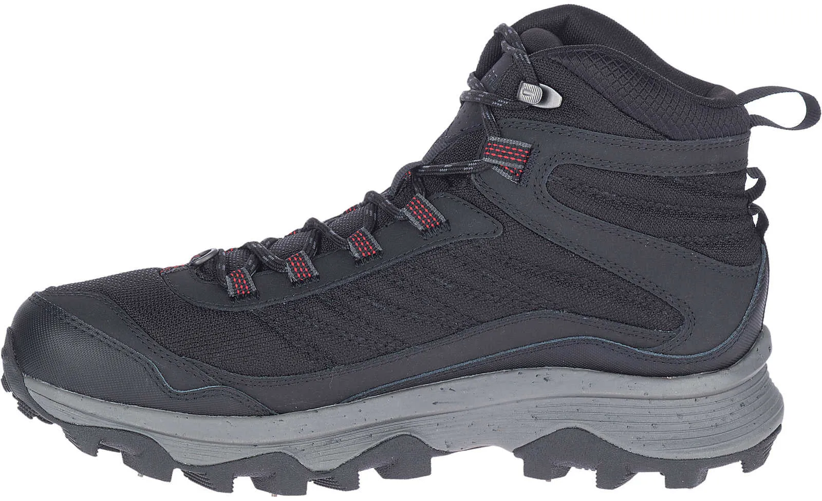 Merrell Moab Speed Thermo Spike Mid Waterproof Mens Walking Boots - Black