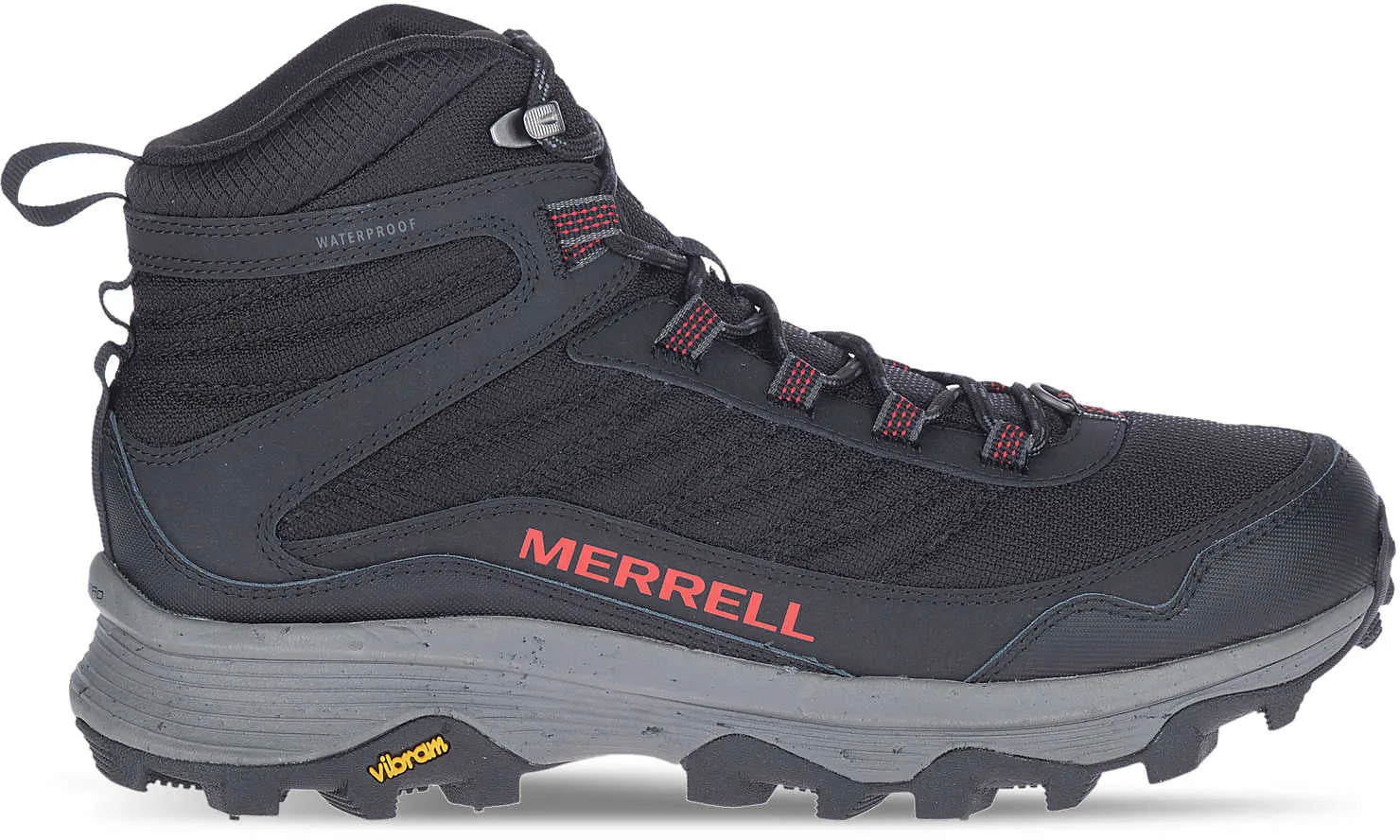 Merrell Moab Speed Thermo Spike Mid Waterproof Mens Walking Boots - Black