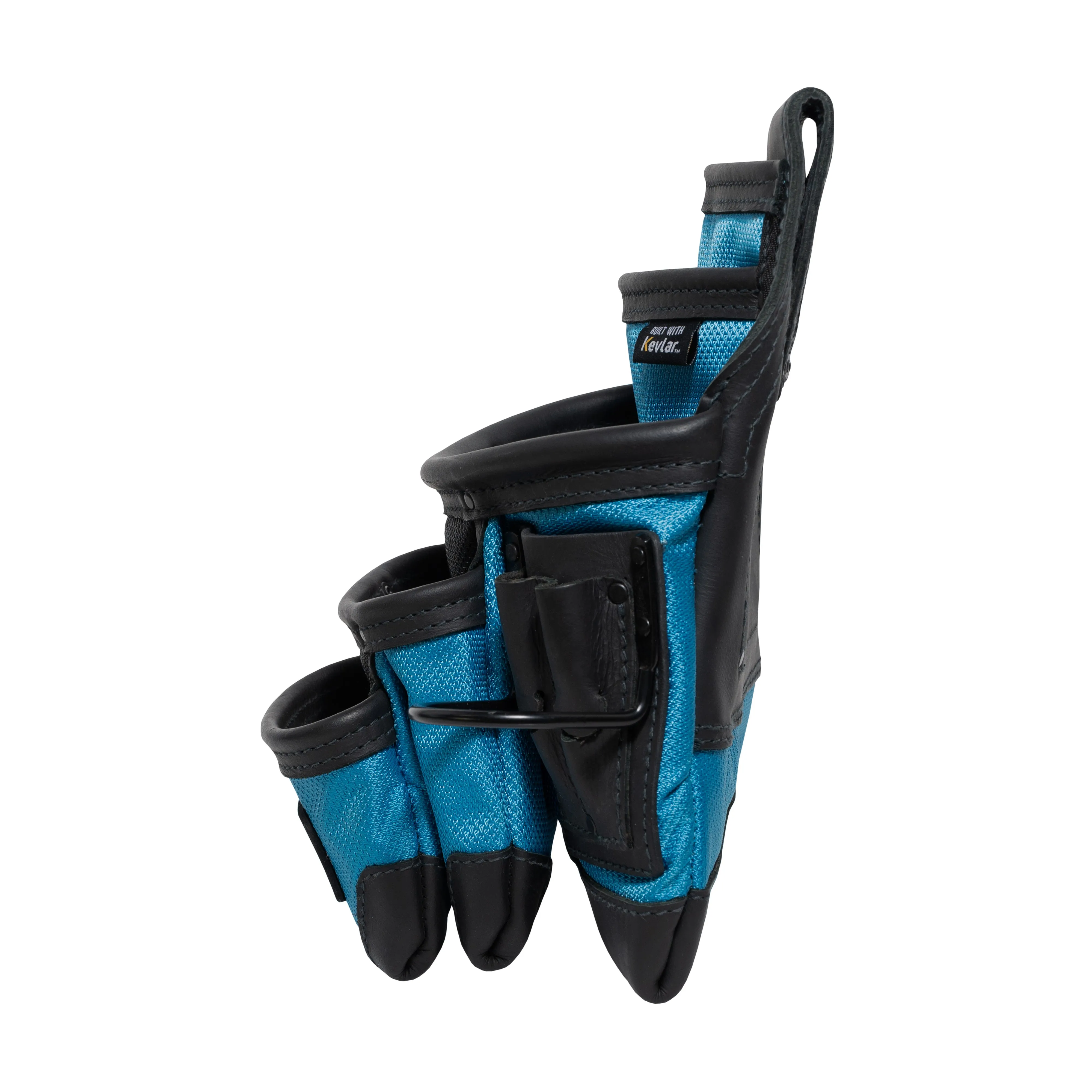 OX Ultimate 10-Pocket Leather & Nylon Dual Hammer Holder Pouch - Kevlar®