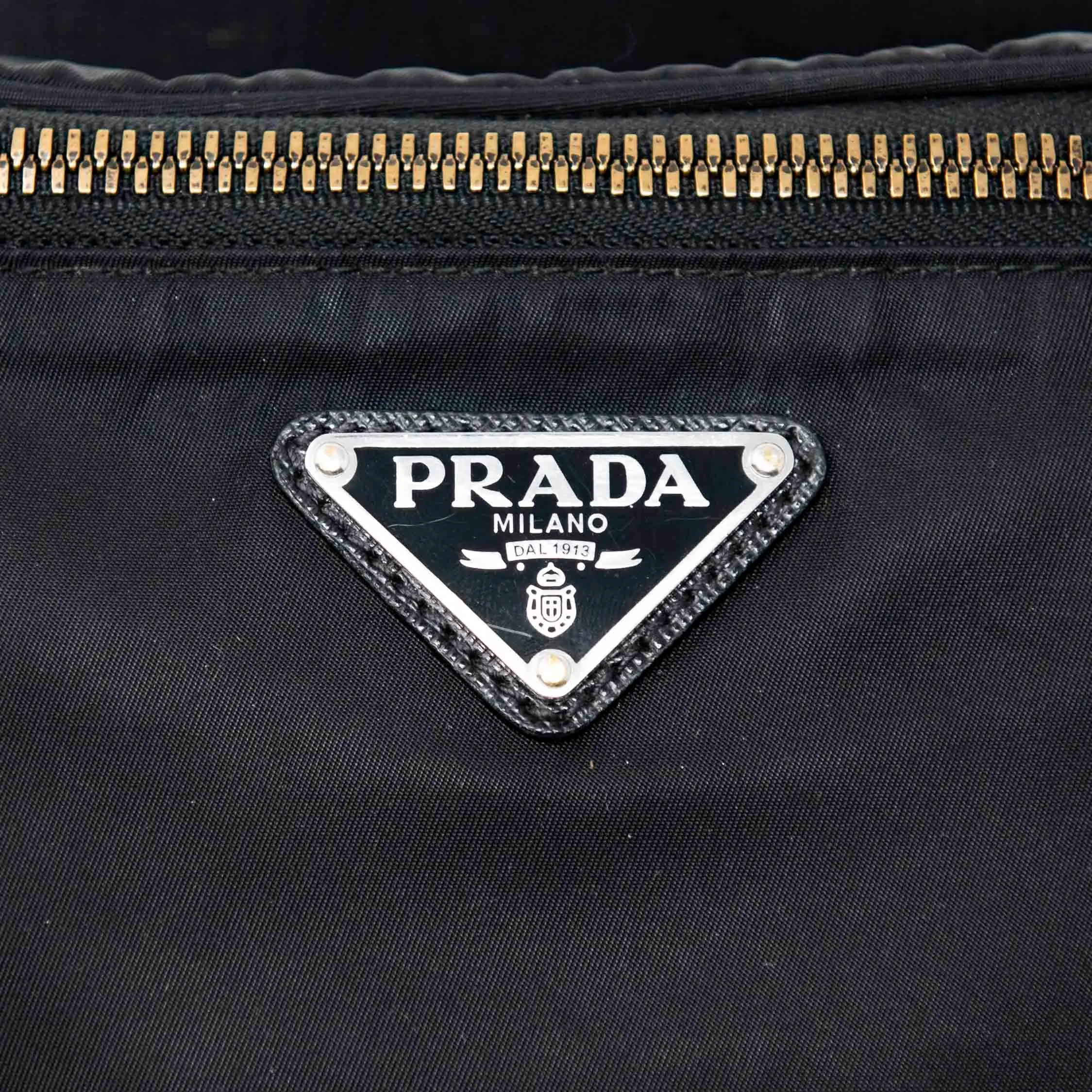 Prada Black Re-Nylon Belt Bag