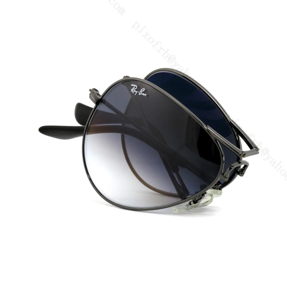 Rayban RB3479 Folding Aviator Black Rim  Sunglasses.