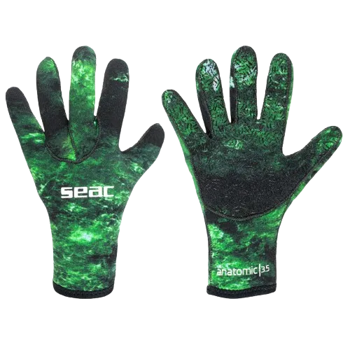 Seac Anatomic Camo Gloves