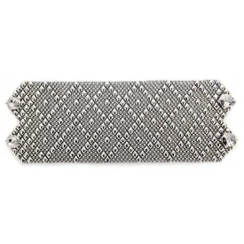 SG Liquid Metal B26-AS Antique Silver Bracelet by Sergio Gutierrez
