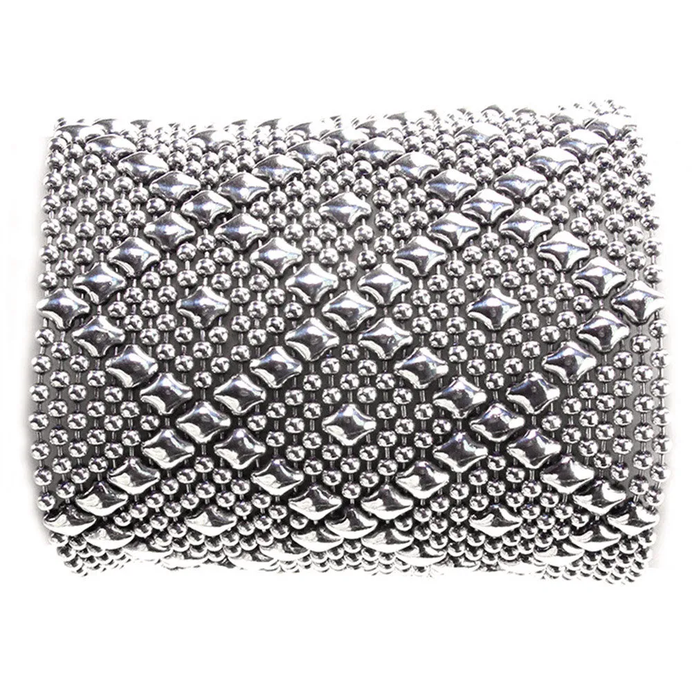 SG Liquid Metal B26-AS Antique Silver Bracelet by Sergio Gutierrez