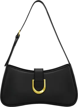 Shoulder Bag for Women Y2K Trendy Underarm Purse Vegan Leather Clutch Hobo Handbags