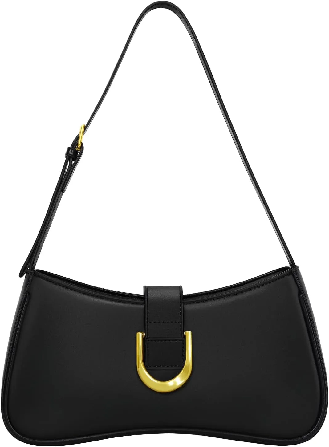 Shoulder Bag for Women Y2K Trendy Underarm Purse Vegan Leather Clutch Hobo Handbags