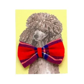 Shuka Red Dog Bow Tie