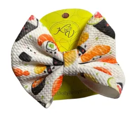 Sushi Hair Bow Clip