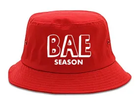 Very Nice Bae Season Babe Black Bucket Hat Red