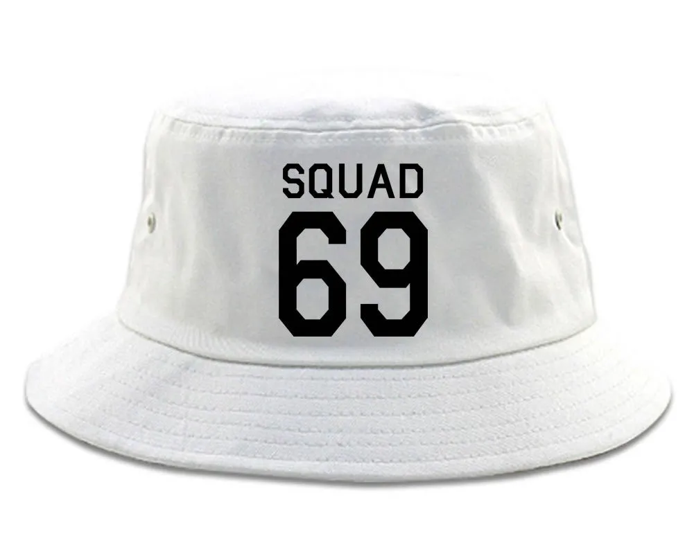 Very Nice Squad 69 Team Jersey Bucket Hat White