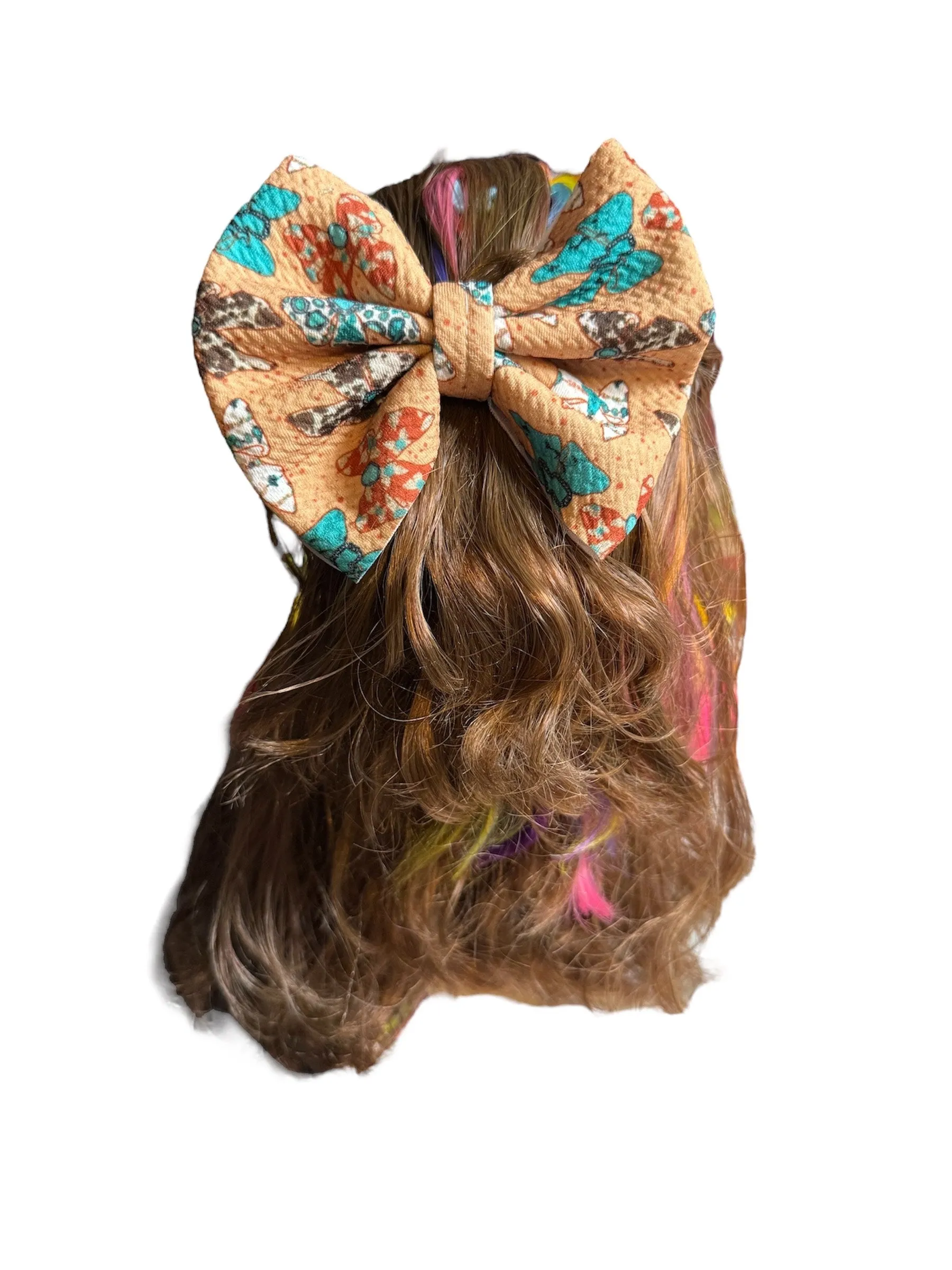 Western Hair Bows Hair Bow Clip
