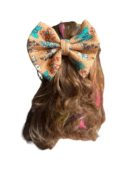 Western Hair Bows Hair Bow Clip