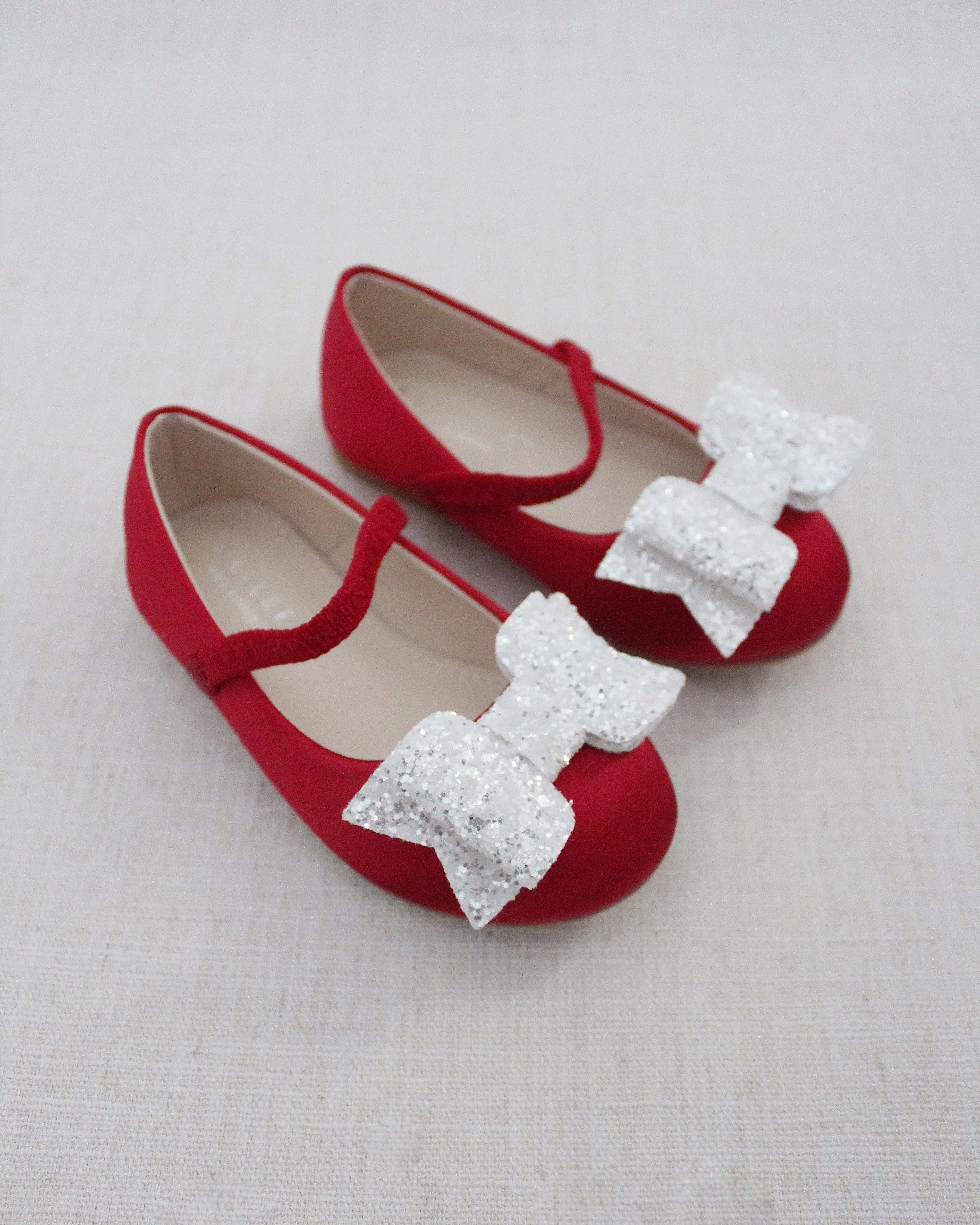 White Rock Glitter Hair Clip or Shoe Clip