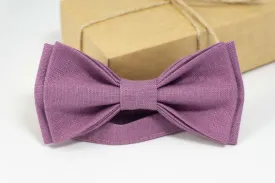 WISTERIA bow tie for weddings | WISTERIA linen bow tie