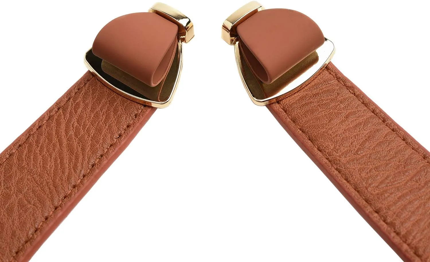 Womens 1" Width Bow Skinny Elastic Waist Belt Stretchy Belt Thin Belt